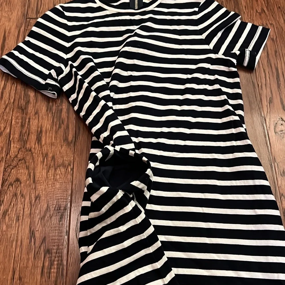 Kate spade, stripe, zip back knit dress size small - Picture 7 of 11